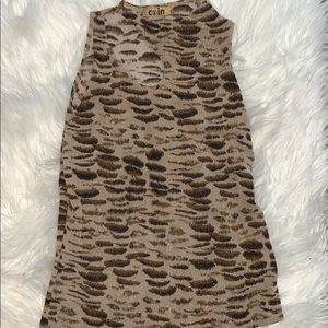 Cheetah/Leopard like print sleeveless Top